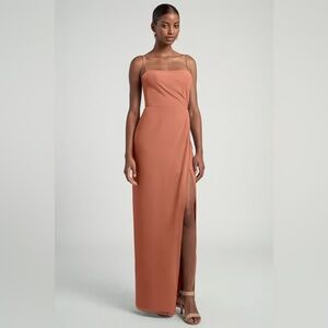 Jenny Yoo Demi Chiffon Dress | 6 NWT